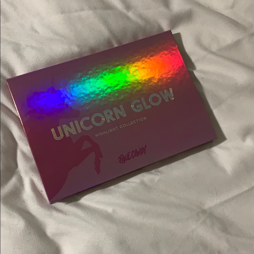 Face candy unicorn glow highlighter